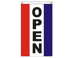 Austrian Flags: Open - Vertical