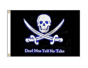 Novelty Flags: Pirate - Dead Men Tell No Tales (Medium)