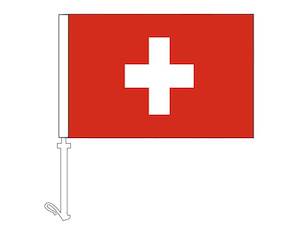 Spanish Regions: Switzerland - Car Flag