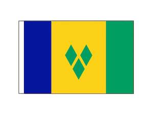 Boat Courtesy Flags: St. Vincent & the Grenadines (Small)