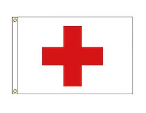 Red Cross Flag - Ambulance  (Medium)