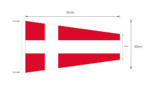 Four (4) - Signal Pennant (Small)