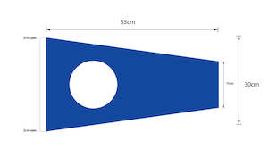 Two (2) - Signal Pennant (Small)