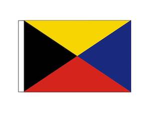 Boat Signal Flags: Zulu - Z (Small)
