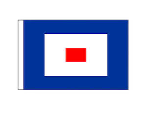 Boat Signal Flags: Whiskey - W (Small)