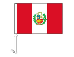 Car Flags: Peru - Car Flag