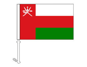 Car Flags: Oman - Car Flag