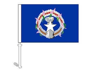 Northern Marianas - Car Flag