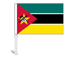 Car Flags: Mozambique - Car Flag