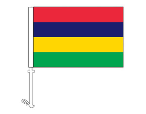 Car Flags: Mauritius - Car Flag