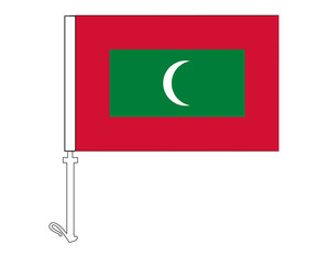Car Flags: Maldives - Car Flag