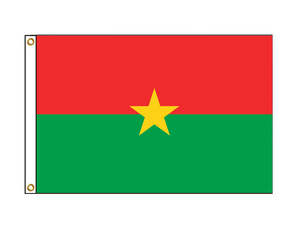 Country Flags: Burkino Faso (Medium)