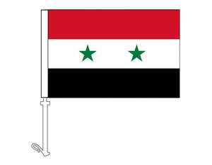 Car Flags: Syria - Old - Car Flag