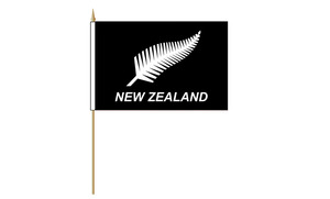 New Zealand Flags: Silver Fern - Hand Waver