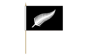 New Zealand Flags: Silver Fern 2 - Hand Waver
