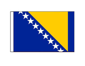 Boat Courtesy Flags: Bosnia and Herzegovina (Small)