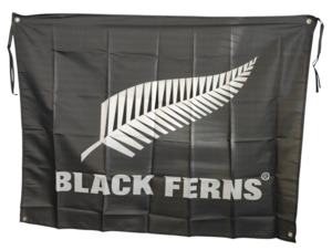 New Zealand Flags: Black Ferns Cape/Banner Flag