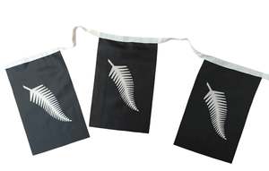 Bunting: Silver Fern - Flag Bunting