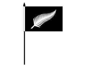 Desk Flags: Silver Fern 2 - New Zealand (Desk Flag)