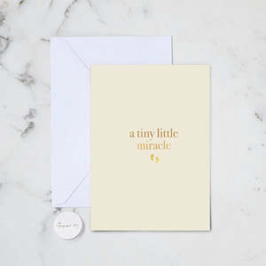 Cards: A Tiny Little Miracle Card