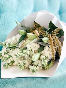 Funerals: White bouquet