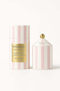 Candles: Raspberry, Honey & Musk Ceramic Candle