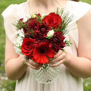 Valentines Posy Vase