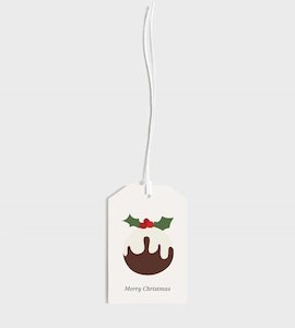 Christmas: Father Rabbit Christmas Gift Tag