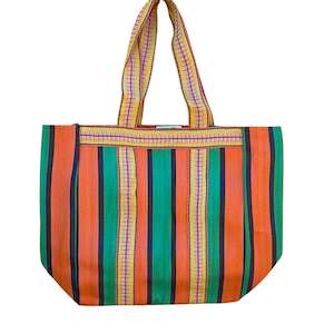 Baskets: Parisian Cool - Beach Bag, Orange Recycled Plastic