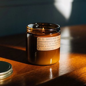 Candles: P.F Candle Co - Large Sandlewood Rose