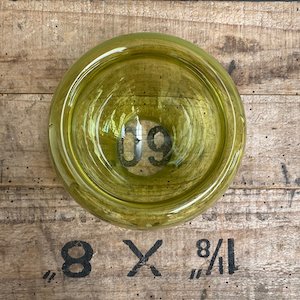 Matthew Hall: Fulvio Glass Bowl - Olive