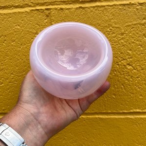 Matthew Hall: Fulvio Glass Bowl - Pink Wisp