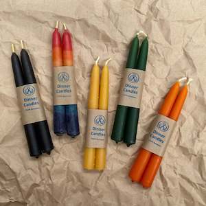 Beeswax Dinner Candles - Short