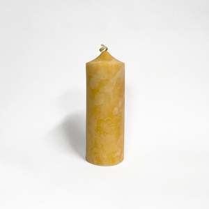 Hohepa Beeswax Candle - Tall Cafe