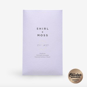 Chocolate: Shirl & Moss - Fig & Nib 70% Dark Chocolate Bar