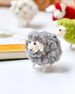 Gifts Under 50: Tara Treasures - Felt Grey Sheep