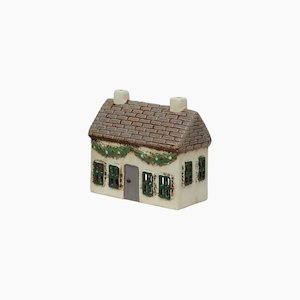 Homewares: Alsace Tea Light Village - Cottage with Swag