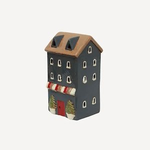 Homewares: Alsace Tea Light - Navy Christmas Shop