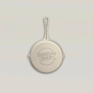 Homewares: Ironclad Pan Co - Enamel Lil Legacy 20cm Pan, Salt Stone