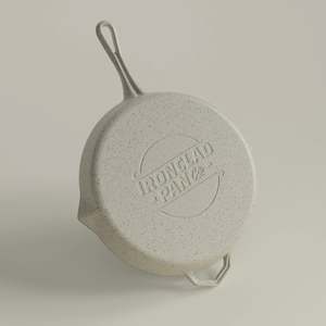 Ironclad Pan Co - 28cm Enamel Legacy Pan, Salt Stone