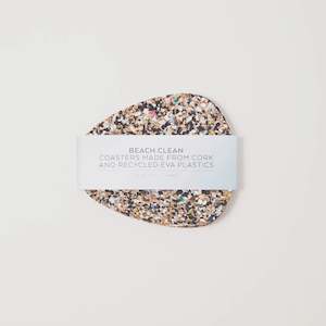 Beach Clean - Pebble Cork Coasters