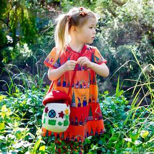 Children: Tara Treasures - Felt Toadstool Bag