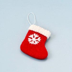 Children: Tara Treasures - Felt Snowflake Stocking Ornament