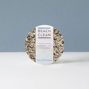 Beach Clean - Round Cork Coasters