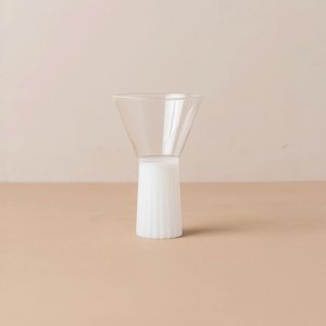 Saardé - Kairos Wine Glass, Opaque White