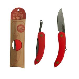 Sword Knives: Svord Knives - 3” Peasant Knife, Red