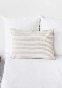 Natural Striped Linen Pillowcases | Oeko-Tex® certified