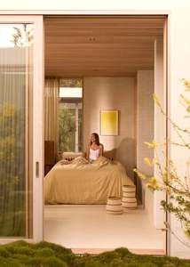 Back In Stock New: Linen & Cotton Duvet Cover Set - Pear