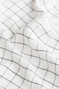 Grid Linen Duvet Cover Set | European Oeko-Tex® certified