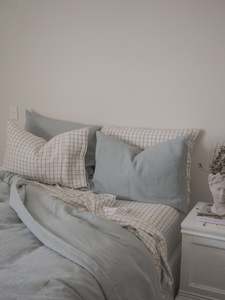 Linen Duvet Cover | Duck Egg Made in New Zealand